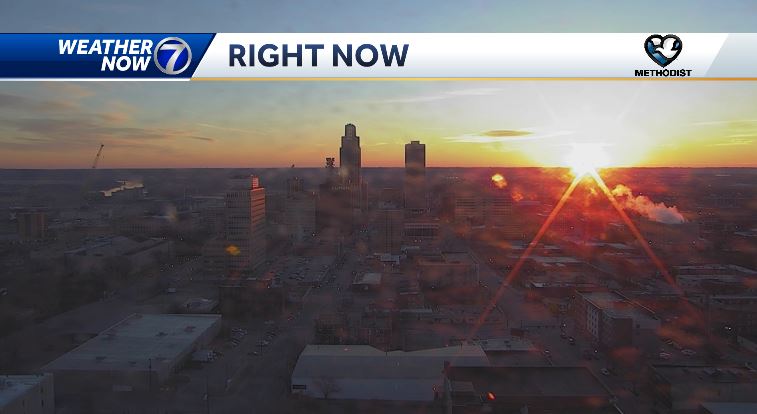 Caitlin Harvey on Twitter: "Another beautiful sunrise over Omaha!"