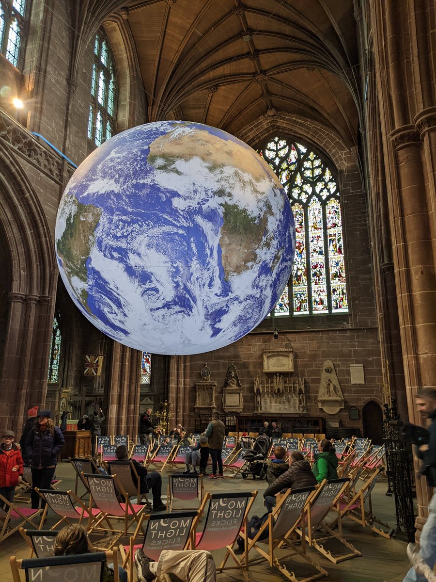 ClaireKathF's tweet photo. Gaia at Chester Cathedral https://t.co/4W6xsR3Gvj
