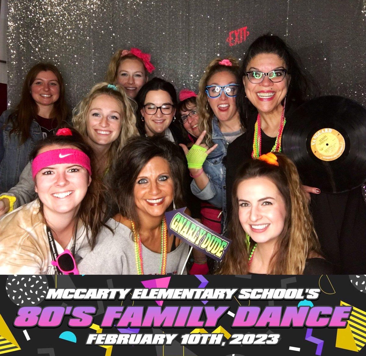 LPietryk's tweet photo. What a blast at our 80’ Dance Party on Friday at McCarty!!  @mustangpride204 @LPietryk https://t.co/hBp4kEY5db