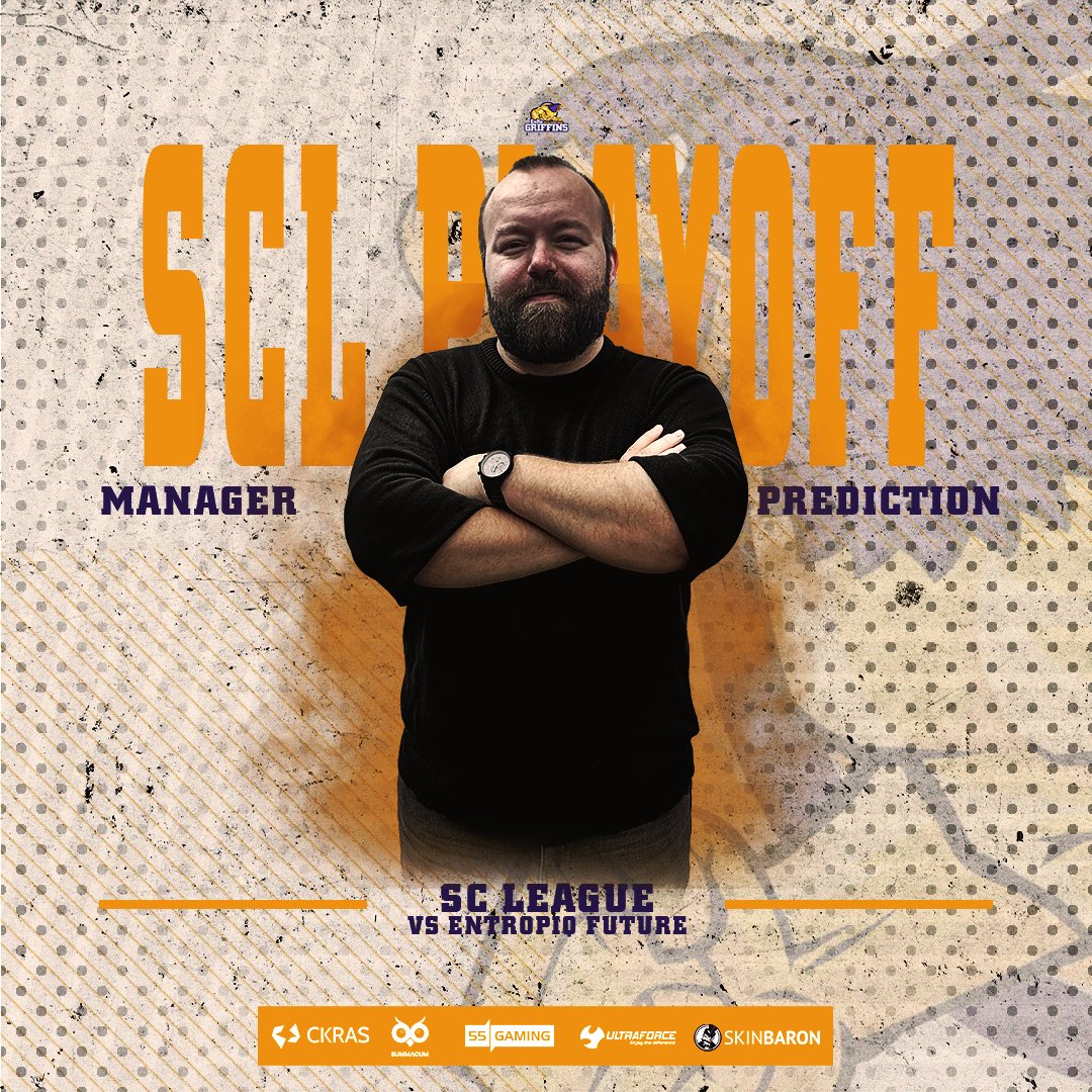 ❗️MANAGER PREDICTION❗️

What do you think our CS:GO manager thinks about today's game?  <a href="/Fl4tLinr/">Markus Neumann</a> 

🆚 <a href="/Entropiqteam/">Entropiq</a> "future"
🕕 18:000 CET
📺 twitch.tv/treeminator

#GOGRIFFINSGO @scleague_net