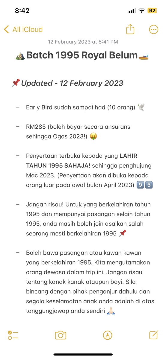 HasmiraHakimi's tweet photo. Hallo siapa lahir Batch 1995? Meh la join 🫣

@batch95my https://t.co/HX2gwlAEvX