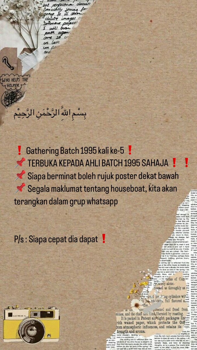 HasmiraHakimi's tweet photo. Hallo siapa lahir Batch 1995? Meh la join 🫣

@batch95my https://t.co/HX2gwlAEvX