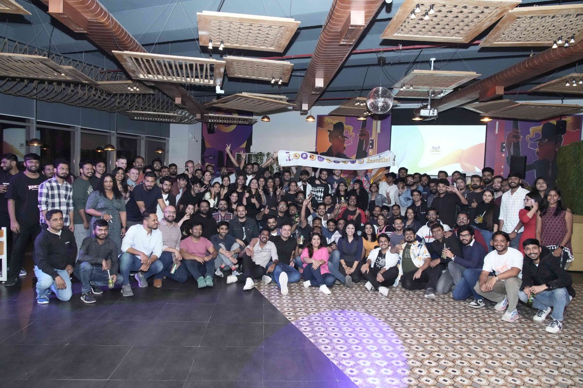 kwalee's tweet image. We celebrated our 1 billion installs milestone with great fanfare in the Bangalore studio. 🎉
The team also had the chance to hear from @JasonFalcus, Harry Lang, Ben and Ciaran about exciting plans for the year, from a company perspective and also department-wise.
#Kwalee1Billion
