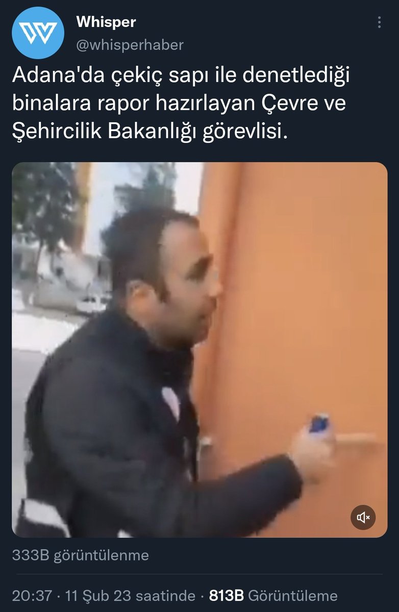 thhsynkrgz's tweet photo. Aslında olan;

Adana'da çekiçle hasar tespiti yapıldığı öne sürülen video milyonlarca kez izlendi

Devamına bakacak olursak (sağda) hem kolon hem de kirişler dikkatle inceleniyor. Örnekler alınıyor ve fotoğraflanıyor

30 saniye ile algı elbette ki daha çok etkileşim alıyor https://t.co/0GzahpKi7c