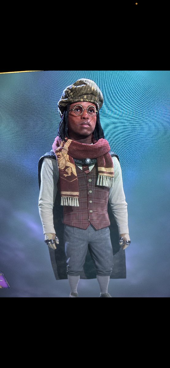 GodxAries's tweet photo. My buddy sent me his created character design😂😂 Lol why is he built like a dwarf #HarryPotter #HogwartsLegacy #hogwartslegacygame https://t.co/ZKsP1He887