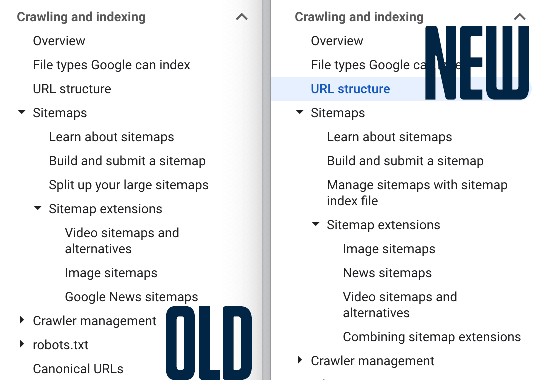 rustybrick's tweet photo. Google updated its sitemap SEO documentation, added a new doc for combining sitemap extensions and revamped the manage sitemaps with sitemap index file  https://t.co/f3y875CsTA https://t.co/vBv6Erv31V