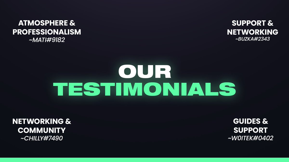 Professionalism-Networking-Support

If you are looking for a cg that will really give you the right information, answer any question - we're the perfect choice

With us you will meet valuable people and feel like you are among friends

Tonight you will be able to join the best👑