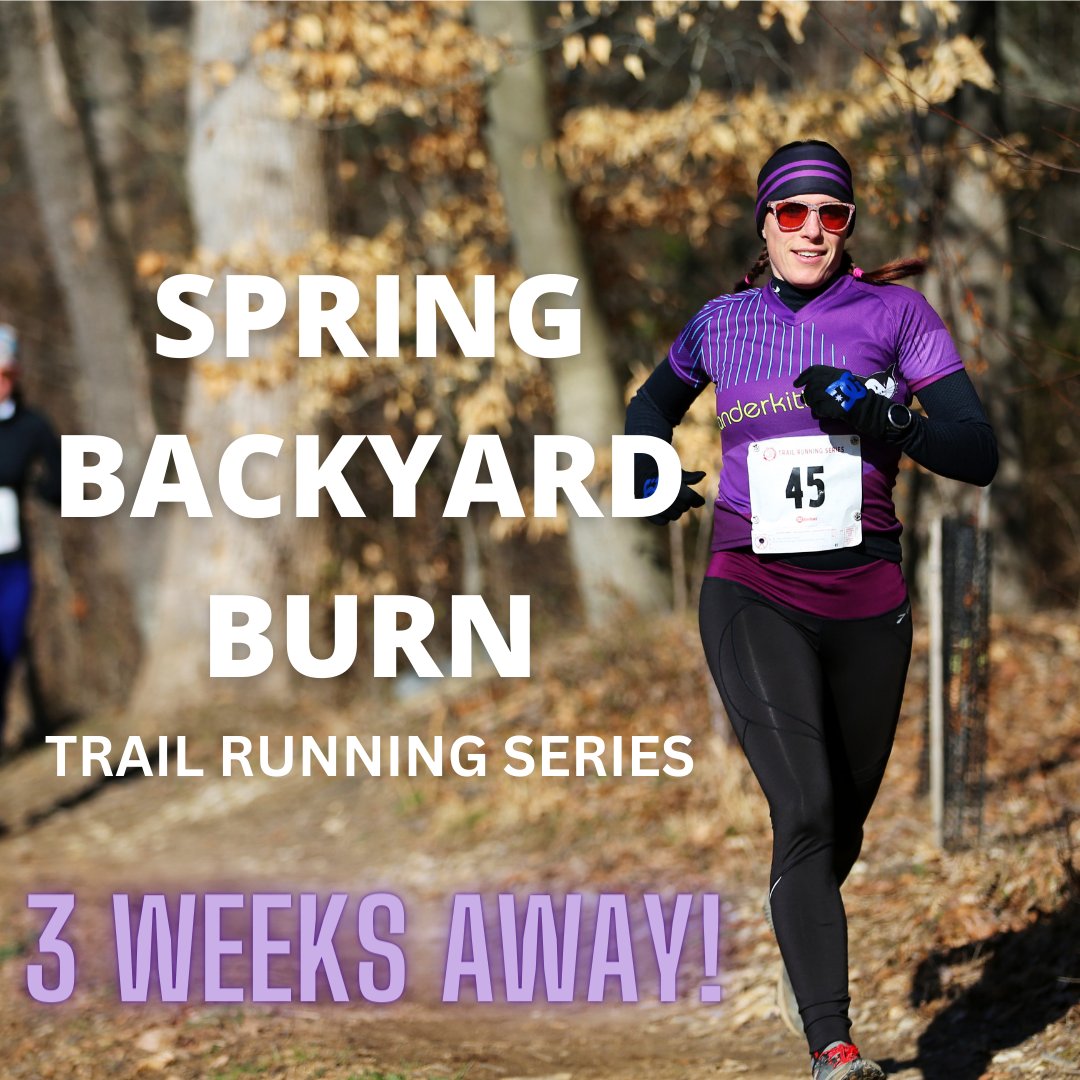 ex2adventures's tweet photo. The 20th annual Spring Backyard Burn Trail Running Series kicks off in just 3 weeks on Sunday March 5th at Wakefield.

Join us for one, two, three, or all four of the Spring Backyard Burns!

#RaceWithEX2 #TrailRunning #Running #RunDC #RunVA #RunMoreTrails https://t.co/zCYzcKg74g
