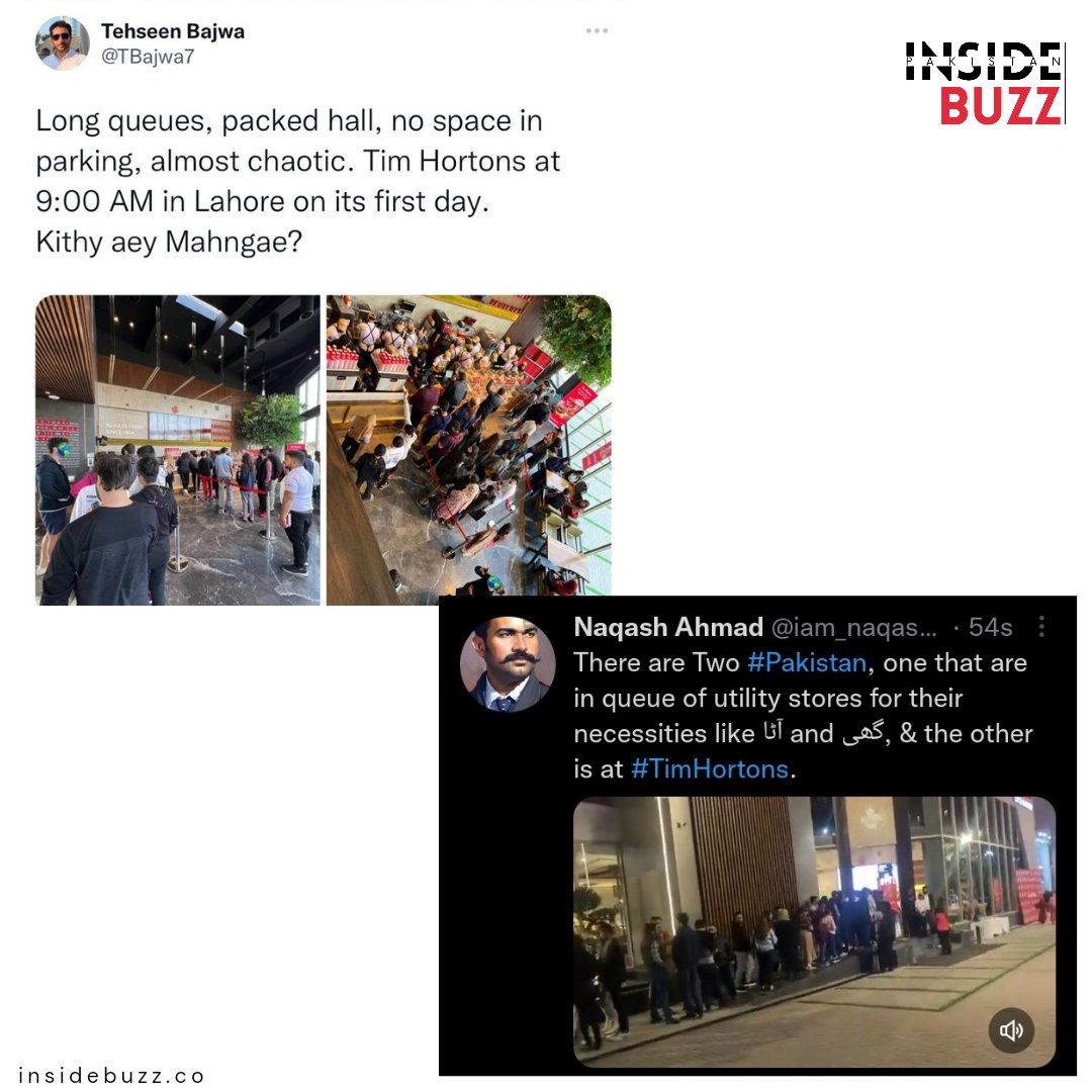 insidebuzzco's tweet photo. #timhortons broke the Global Record for Opening Day Sales in 61 years (#Lahore)
Tim Hortons opened during a time of high inflation, thus the large queues of consumers were surprising.
#Insidebuzz #Pakistan #Coffee #Pakiatani #EconomicCrisis #PSL #Drivethru #News #Newsupdate https://t.co/KpgL2XbxaC