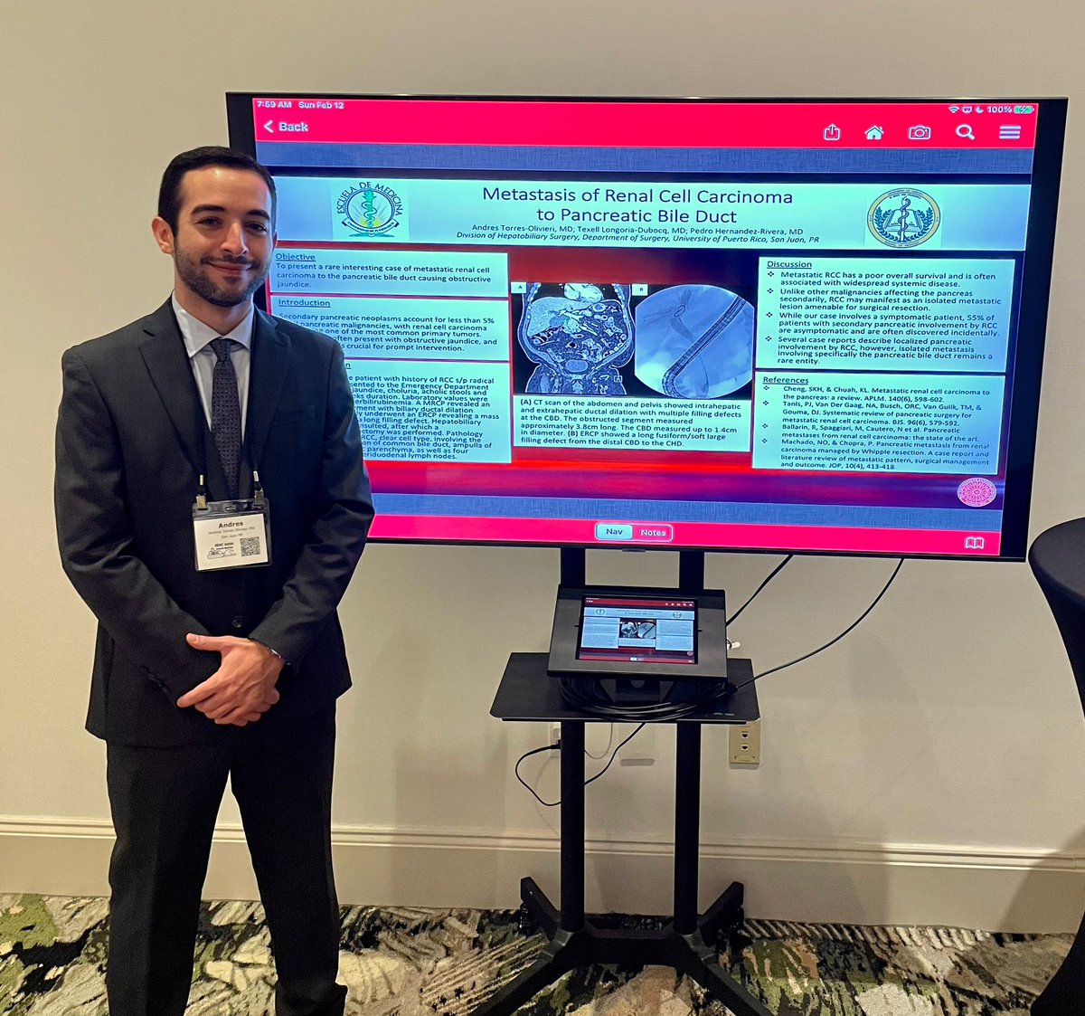 UPRGenSurg's tweet photo. We want to congratulate Dr. Pedro Ruiz and Dr. Andrés Torres for their presentations at the Southeastern Surgical Congress Annual Meeting presentations. @SESC_AmSurg https://t.co/LkPyEBbrRM