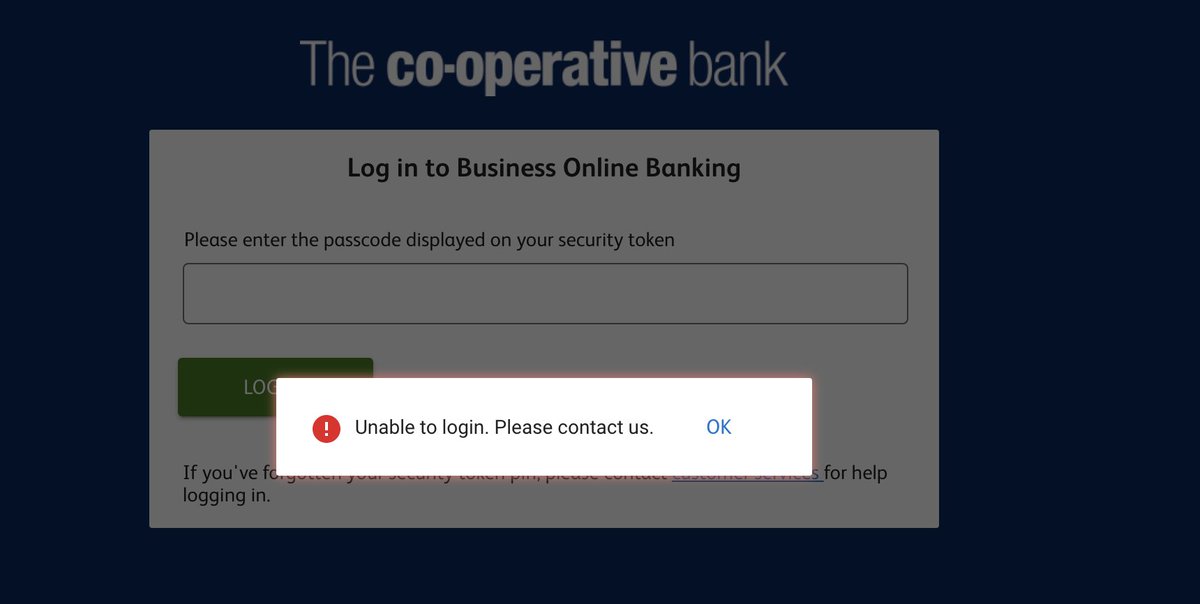NMFestival's tweet photo. @CooperativeBank no we can't :( (using chrome) https://t.co/3DsAGoshOT