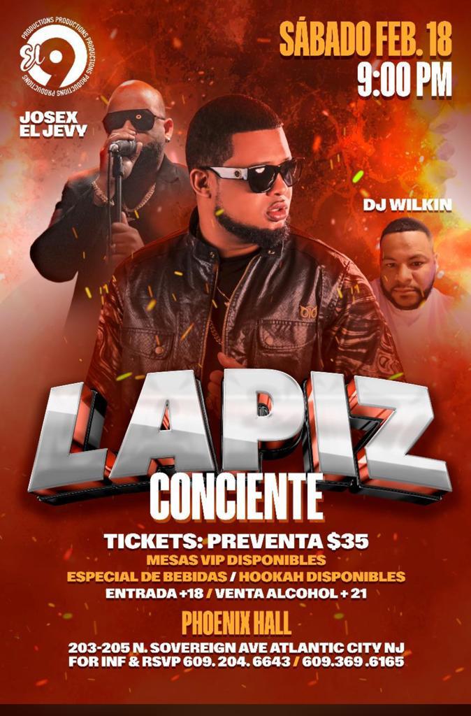 ELJEVY's tweet photo. En vivo este Sabado 18 junto al Lapiz conciente en Atlantic city NJ https://t.co/AW99WQ3bjp