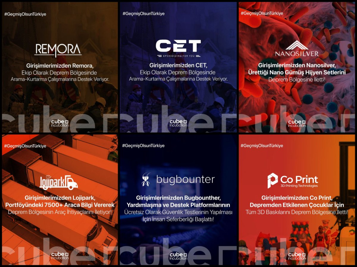 Gün Birlik Olma Günüdür!
Yaralarımızı Beraber Saracağız. 🤝

#GeçmişOlsunTürkiye
#Teknoparkİstanbul <a href="/cubeincubation/">Cube Incubation</a>
#Remora #Cet #Nanosilver 
#Lojipark #Bugbounter #CoPrint