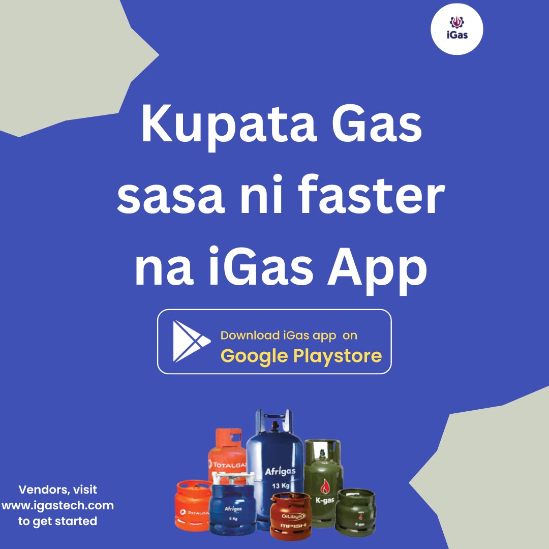 igas_tech's tweet photo. All you need is an iGas app on your phone and you can buy and even sell cooking gas online

#Sunday #lpg #lpgdelivery #nunuagasonline #gas #cleancooking #cookinggas #weekendvibes #weekend https://t.co/3mv1GZltUL