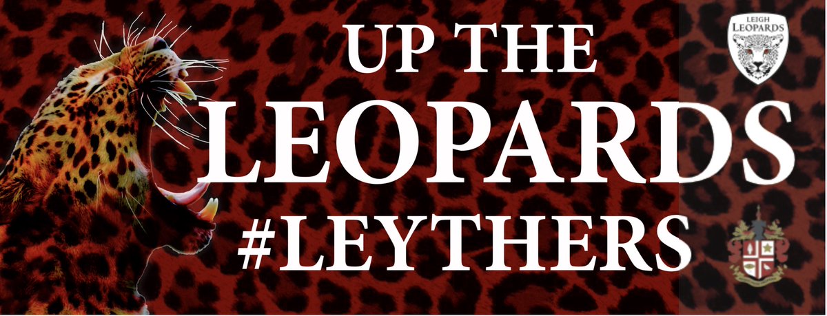 derek_beaumont's tweet photo. As a thanks 2 all the ⁦@LeighRLFC_⁩ fans who have already sold out the north stand! I thought it would be nice for the leythers army to welcome the Leopards on the field with a 20m x 7.5m crowd surfing flag! I am going to donate this to ⁦@Leigh_ISA⁩ to take care of 🏉 https://t.co/IrCcp3OMSj