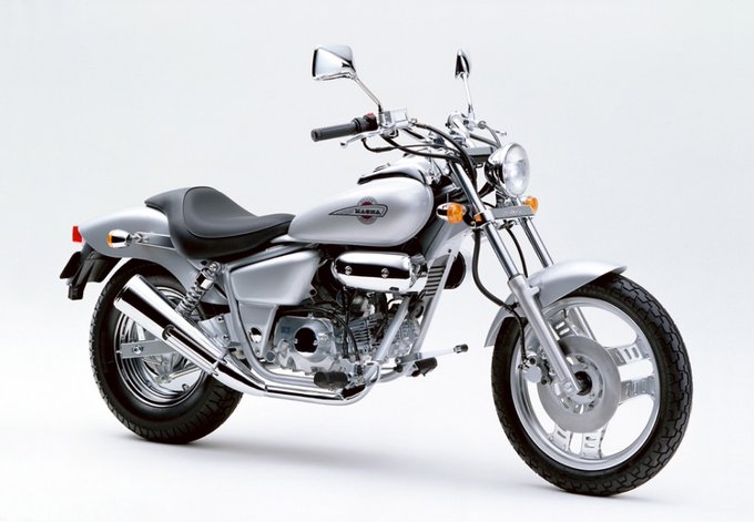 #生まれた年に新発売された車種を1つ挙げろ マグナ50 