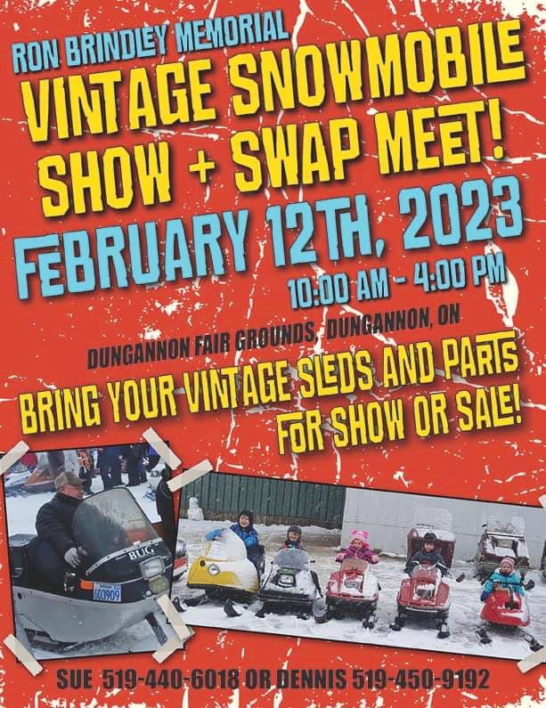 Dungannon_Dan's tweet photo. Vintage Snowmobile show is today in Dungannon. https://t.co/2Y29XoeylR