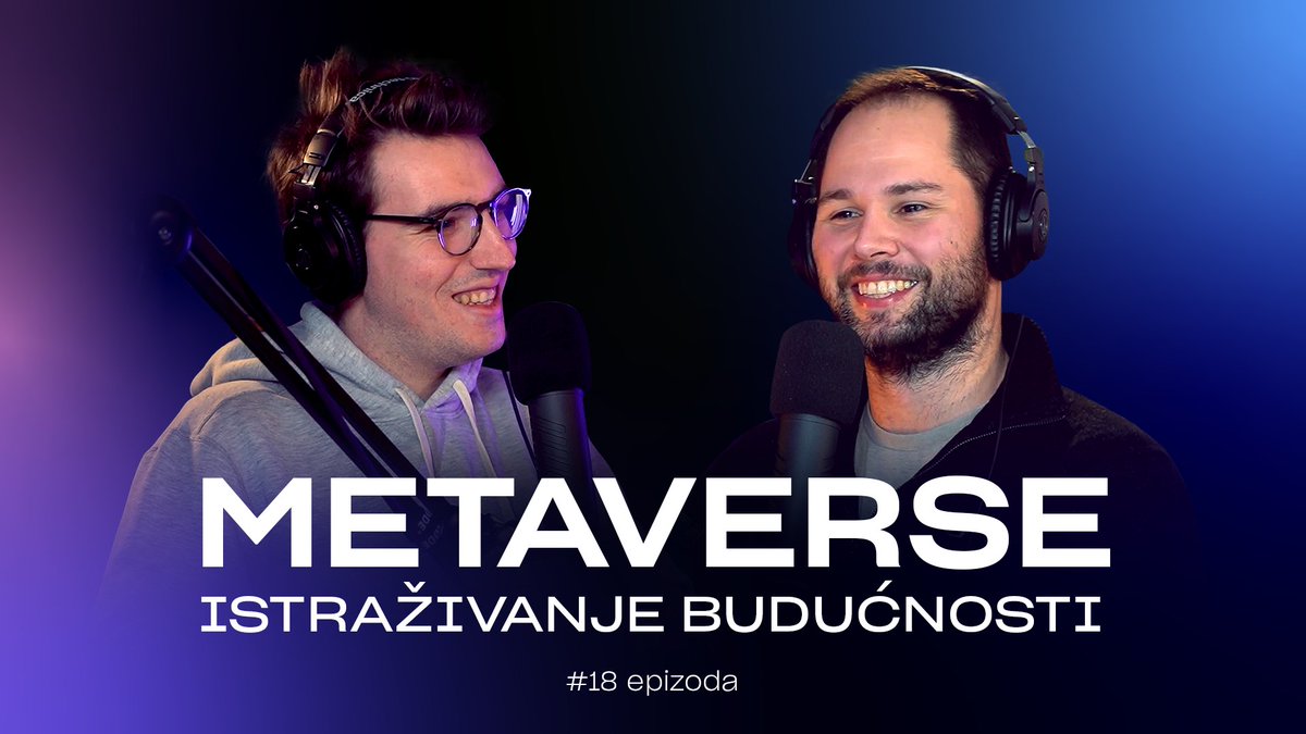U najnovijoj epizodi Web3.fm-a , <a href="/ivorano/">Ivorano.eth</a> (CEO, 
<a href="/NFTiz3r/">NFTizer.eth</a>) i  <a href="/josip_vlah1/">Josip Vlah | RZLT</a> (NFT &amp; Metaverse Lead, 
<a href="/theRZLT/">RZLT | REZOLUT</a>) razgovaraju o Metaversu, njegovim korisnicima, i njegovoj poveznici sa Web3 svetom. 🌎 

Cela epizoda na  👇🏽 

YT:   mvpw.io/cKOoKE
SP:  mvpw.io/Web3FM18SP