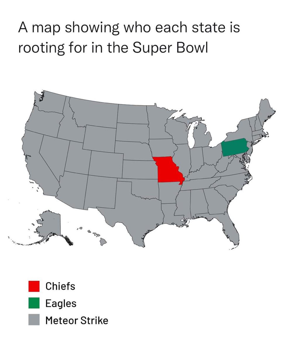 chuckknoxx's tweet photo. Super Bowl Sunday has arrived.
#SUPERBOWL #NeverPhilly #EAGLES #CHIEFS https://t.co/tac32ZuLiG