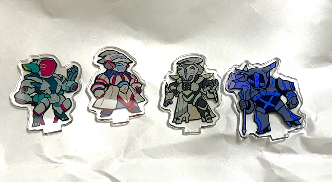 新作アクスタ、発色いい感じです #コミティア143 