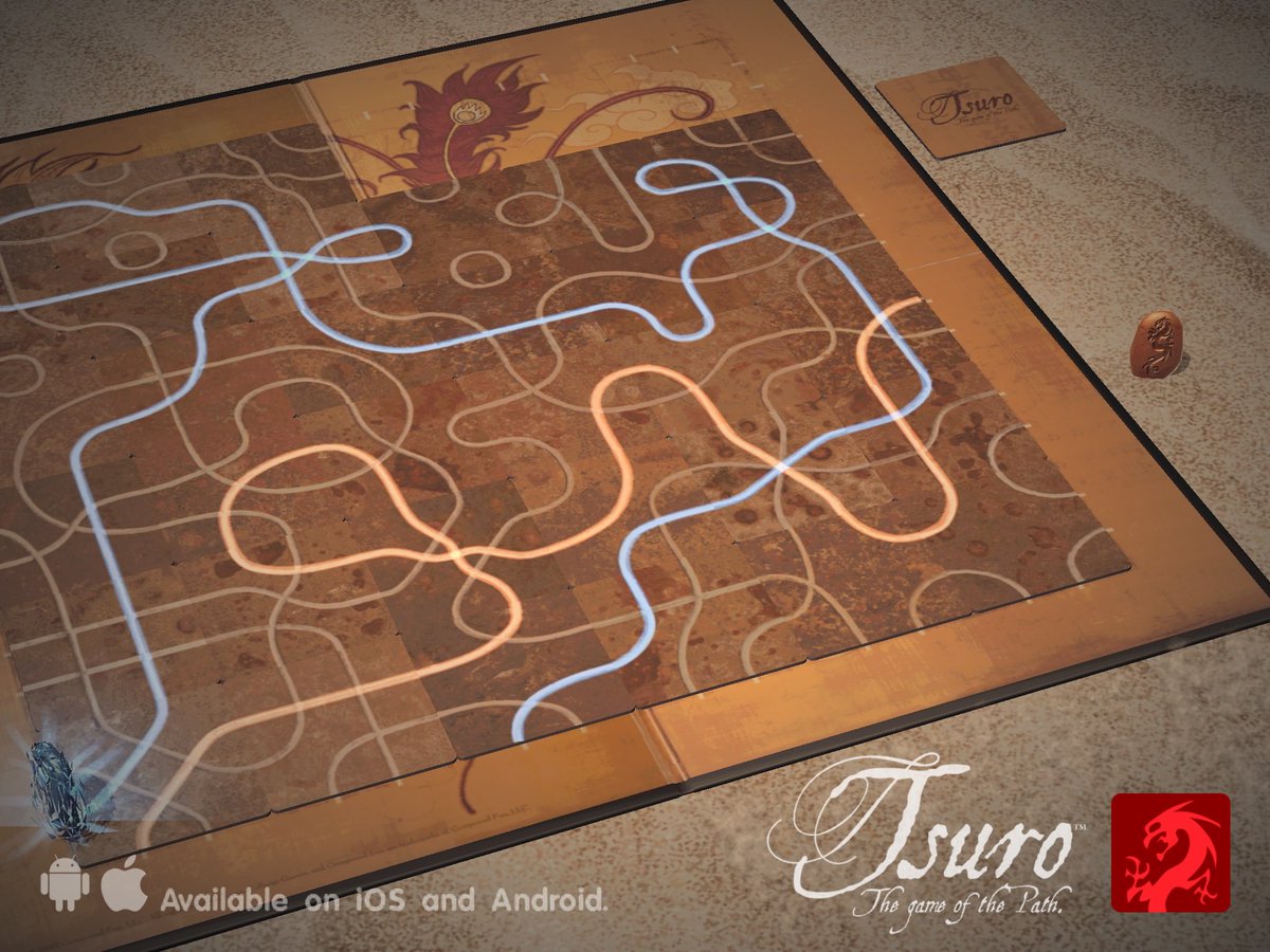 We just had a great game of #Tsuro. Jazzy Rose won! tsuroapp.com