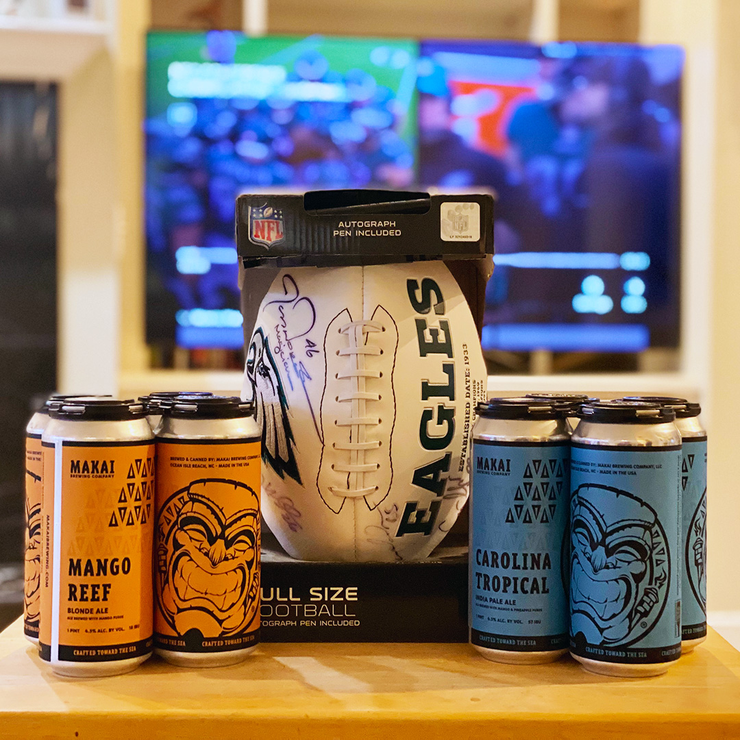 Pregame with us and don't forget to grab 4-packs for the big game. We open at 2pm!

#superbowl #craftbeer #islandlife #drinklocal #beer #supportlocal #nccraftbeer #oib #oceanislebeach #sunsetbeachnc #craftbrewery #coastalnc #makaibrewingcompany #makailife #craftedtowardthesea