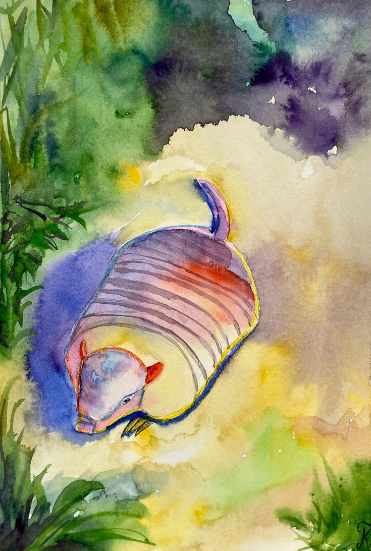 artfinderlatest's tweet photo. Armadillo Original … by @Soul_of_Earth #watercolor #painting #art https://t.co/6kfKjXBUJY @artfinder https://t.co/c3LzQfuBtG