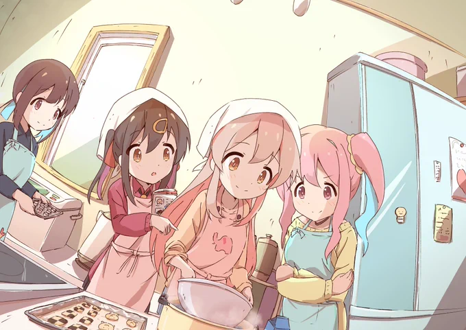チョコレートとお菓子作り#おにまい #おにまいお絵描き 