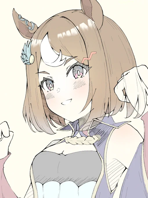 ツルマルツヨシ描きました!#ウマ娘 