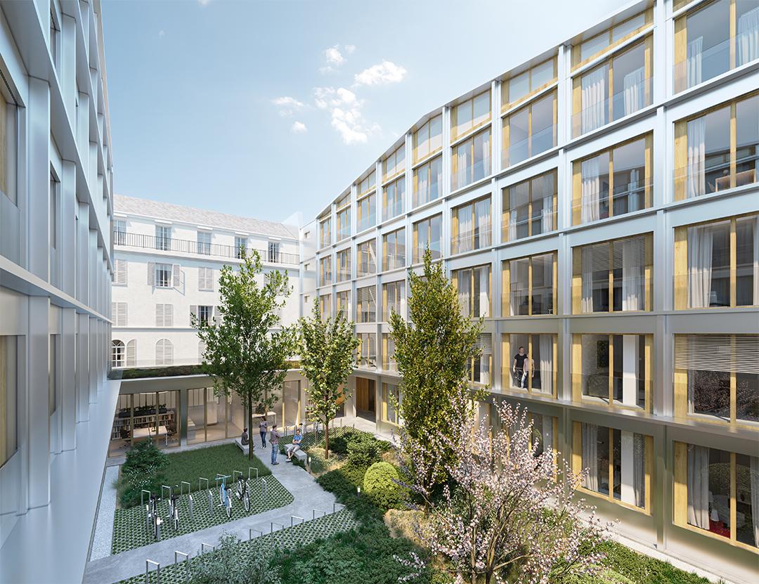 PavillonArsenal's tweet photo. [Focus] Transformation d’un parking en résidence sociale. 29, rue Nollet, 75017 - MOA: @_RIVP_ - MOE: @nziarchitectes. Découvrez les 44 projets de réhabilitation présentés dans l'exposition "Conserver Adapter Transmettre" en entrée libre du mardi au dimanche au @PavillonArsenal https://t.co/7Xky8MEC0J