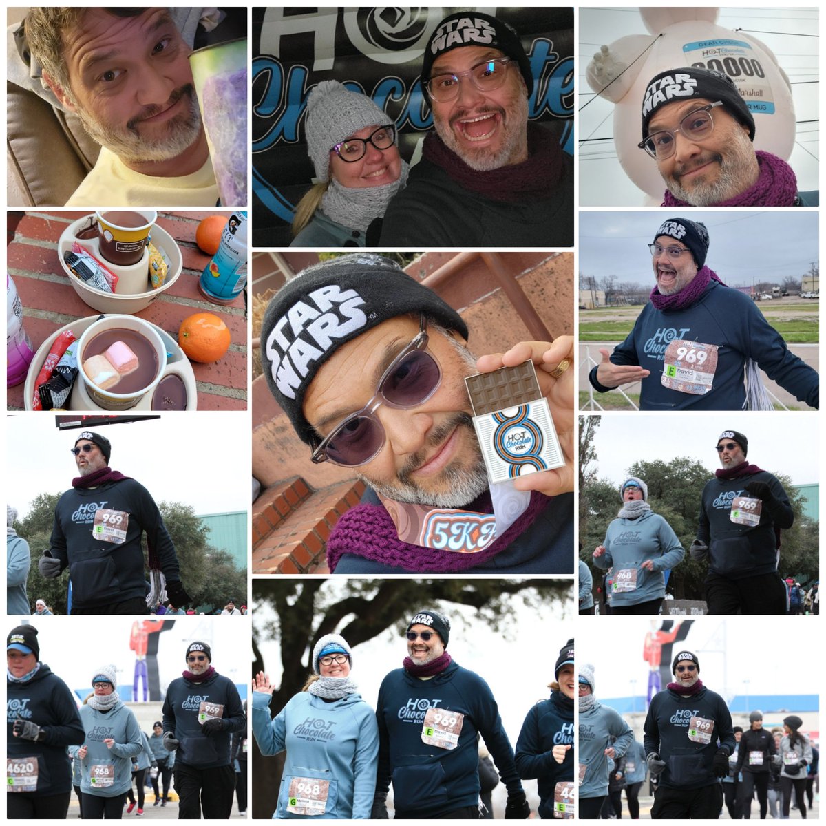 trekker21's tweet photo. I cannot believe we just completed our 4th Hot Chocolate 5k!! What a tradition we have now!! #HotChocolate5k #Dallas #Tradition #GettingFitAt51 #BeInspired #Texas https://t.co/ox01X1MZgB