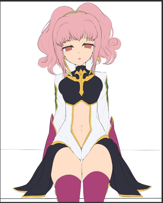 ぼけーっとするアーニャちゃんをアイコン用に描いてます^q^ 