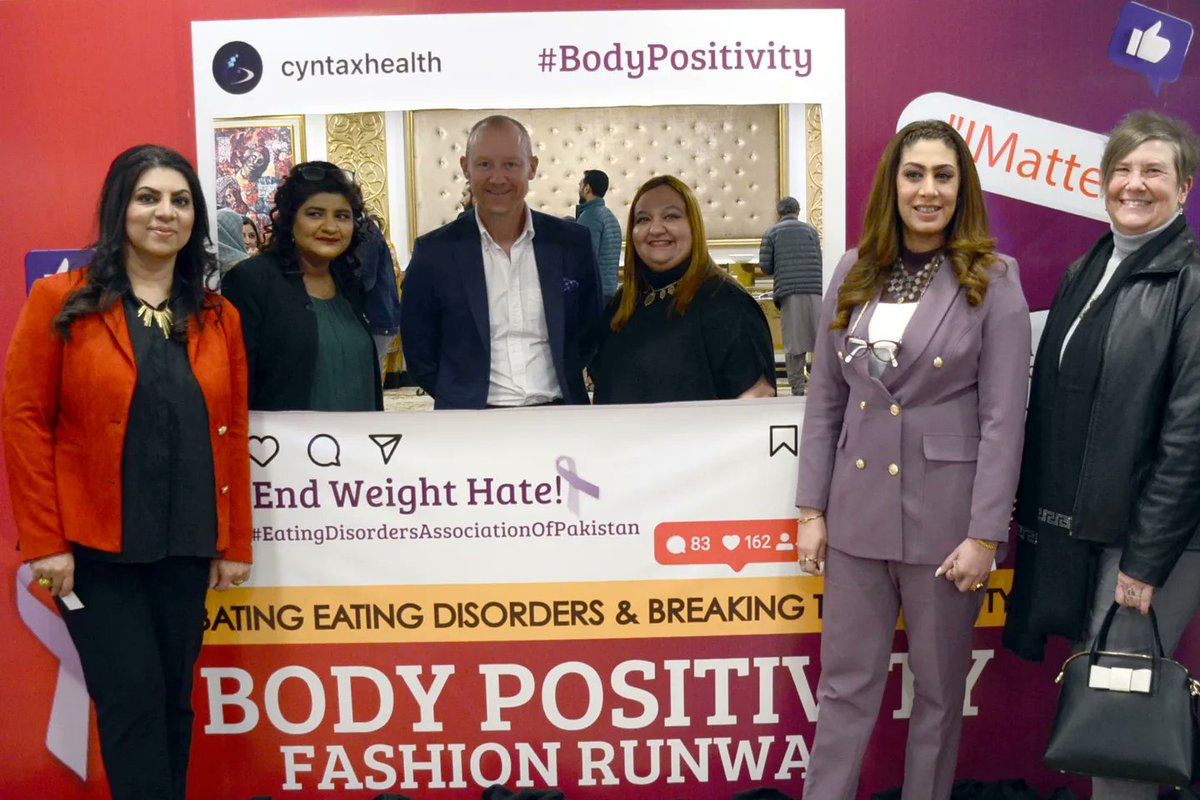 ED_Pakistan's tweet photo. Body Positivity Fashion Runway: Combating Eating Disorders and Breaking the Stereotypes
#eatingdisorders #eatingdisordersrecovery #eatingdisorderssupport #edaop https://t.co/E5IGJuFHi2