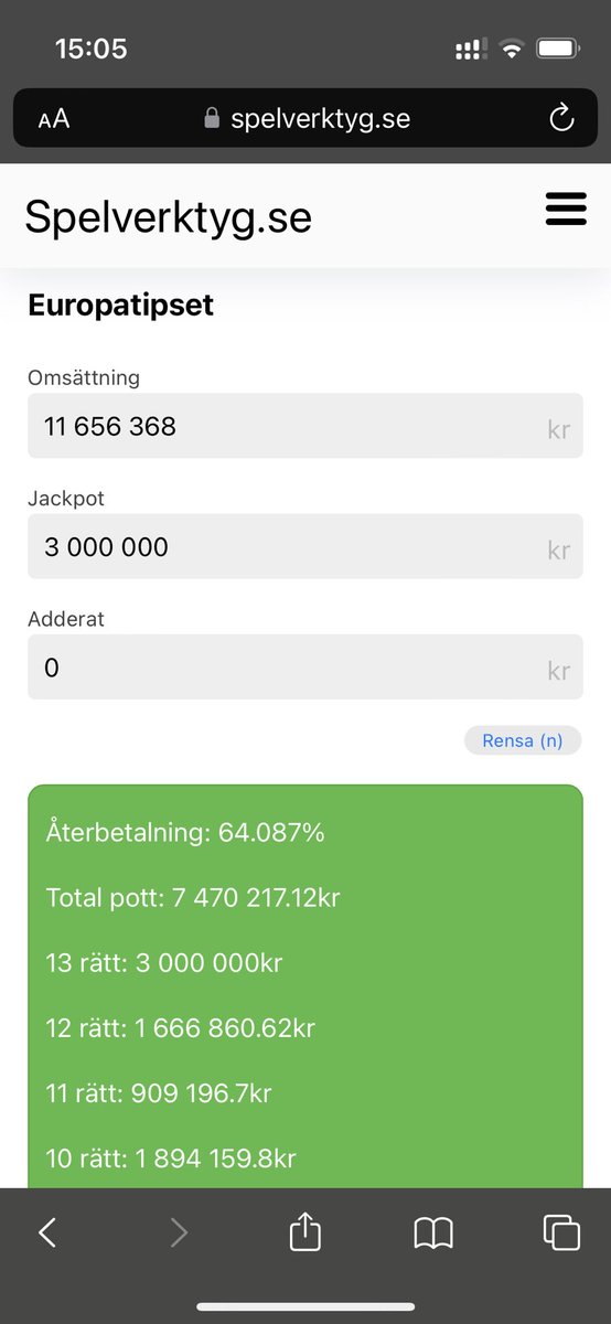 Fantastiskt fin återbetalning på dagens ET 🙃. 45 k adderat 🔥🔥🔥
