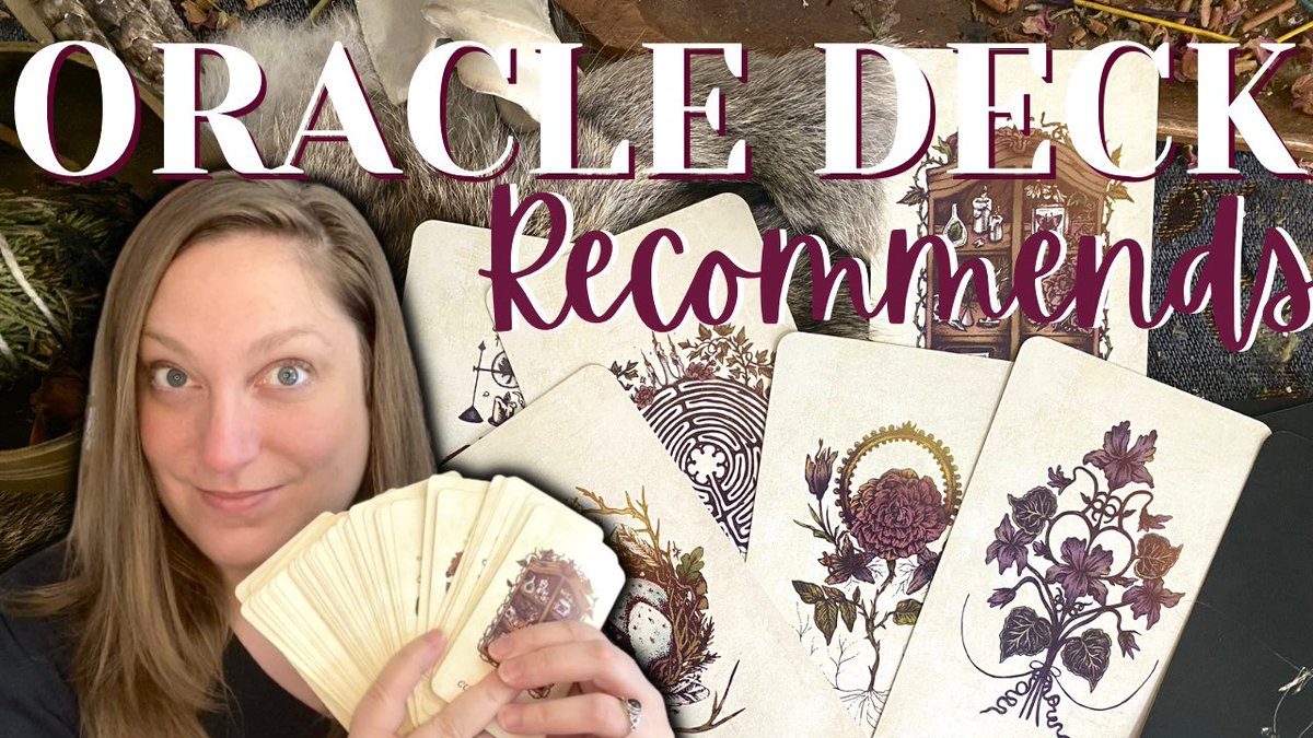 Check out my new video where I recommend books based on pulls from my favorite oracle deck! ORACLE DECK RECOMMENDS Part Two | Book Recommendations youtu.be/9l6CPXMb5WM