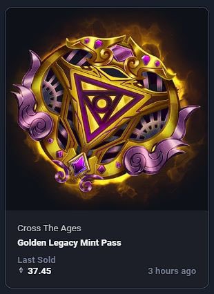 After the Unique Sarash sold for 75K $, we have a new impressive transaction on our <a href="/Immutable/">Immutable</a> marketplace! 🤯

🚨 <a href="/RichardDetente/">Richard R. DÉTENTE</a> from @GamGuild is now the owner of the « GOLDEN LEGACY PACK », sold for 57K $!! 🚨