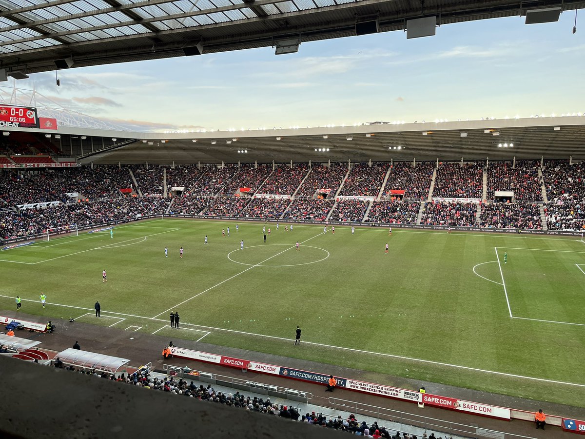 JordanATait1's tweet photo. Saturdays scouting assignment at the Stadium of Light for Sunderland v Reading. Enjoying getting to PDP and first team games across the pyramid. https://t.co/orjkGJW6aj