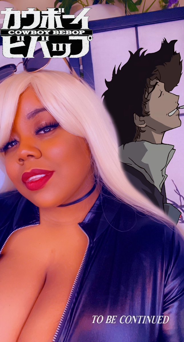 Peachesluv21's tweet photo. Day 12 of 28 Days of Black Cosplay✨
“Why do you love me Spike?” -Julia
#CowboyBebop #cosplayy #fakeprop #blackcosplayer #28DaysOfBlackCosplay #CowboyBebopcosplay https://t.co/iIO0U4i7hY