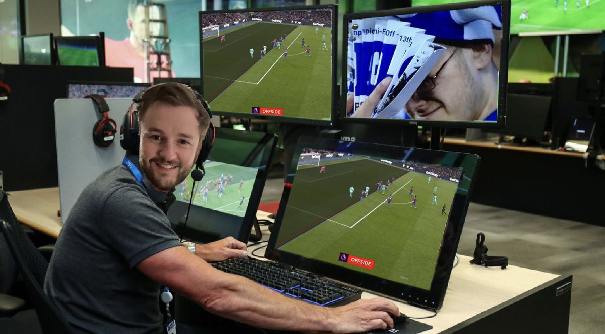 TomDutty's tweet photo. Really enjoyed my first day as head of VAR operations at Stockley Park yesterday. https://t.co/0emA3Vjsr5