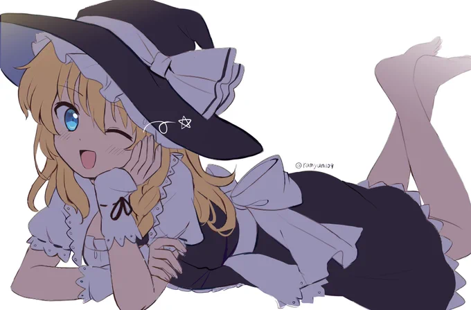 #深夜の真剣お絵描き60分一本勝負香霖堂魔理沙 