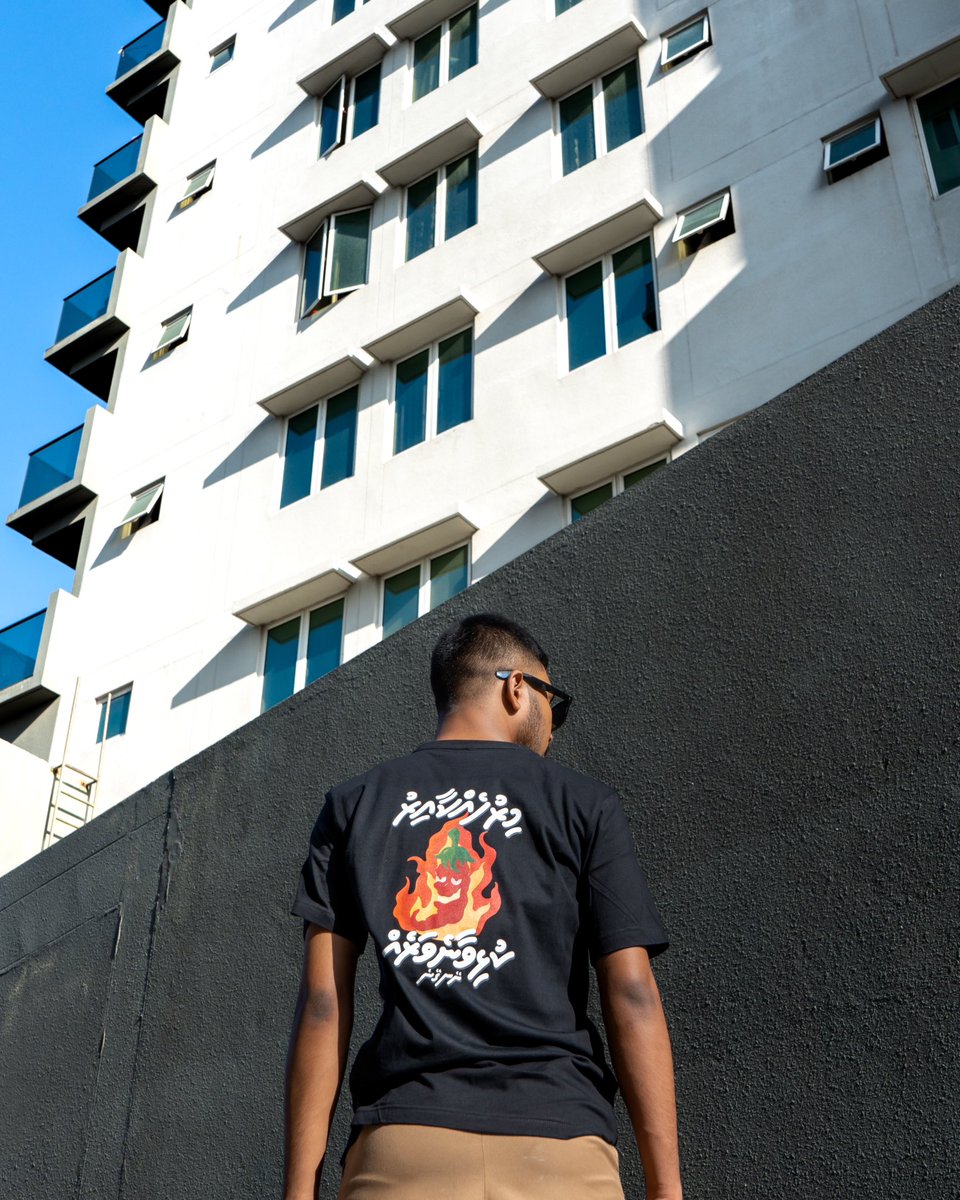 eclectee's tweet photo. The thrill of trying something new! Just like a chilli, you never know just how spicy it'll be until you take a bite. Are you ready to add some spice to your life?

Code: 001
Price: Short sleeve MVR 280/- &amp; Long Sleeve MVR 300/-

Send us a DM &amp; get your eclec-tee!

#Eclectee https://t.co/A9QLA9Ymqy