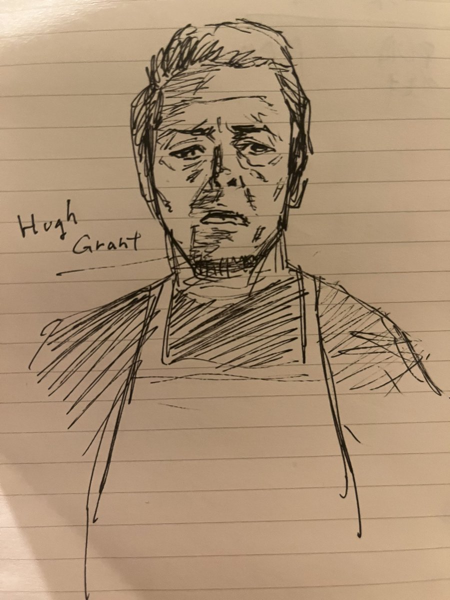 「ナイブズ・アウト グラス・オニオン」前作より好きだった。そんな事より皆さん❗️ダニエルクレイグ演ずる探偵ブロワ・ブランの家からエプロンを着たヒューグラントが出て来るんですよ‼️勘の良いBLファンは分かりますよね‼️このカットを見るだけでも是非っ‼️おじさん二人暮らし憧れだなぁ。