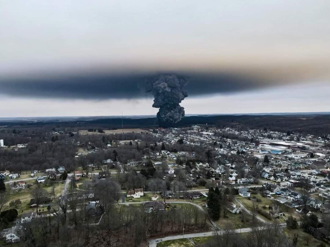 All these “flying objects” are a distraction to keep your attention from the massive amounts of deadly vinyl chloride the government decided to burn over Ohio farmland.
