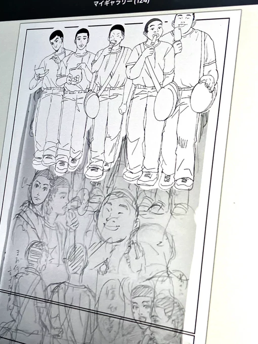 夏練帰りのお話描いてる 