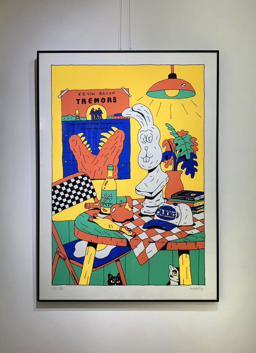 mothfly_studio's tweet photo. Madoobuck’s still life
silkscreen, 1000 ×685, 2023
edition of 30

#silkscreen #실크스크린 #illustration #nft #mothflycrew #doodle #moleskine #staedtler #NFTCommunity #opensea #foundation #soonaverse https://t.co/uPo9kK5VPp