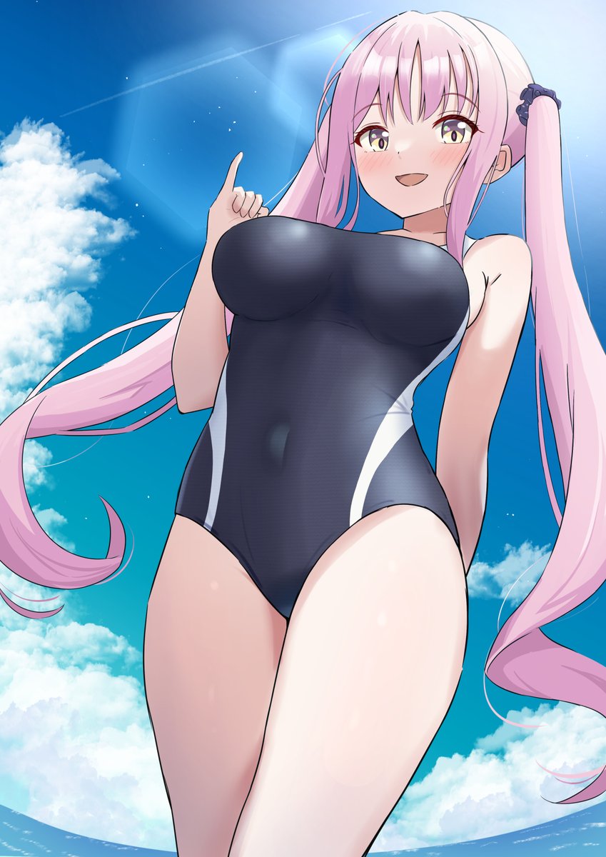 「ブルアカのキャラツインテにさせる①ミカ(ツインテール)#ブルアカ#聖園ミカ 」|あめのっちのイラスト