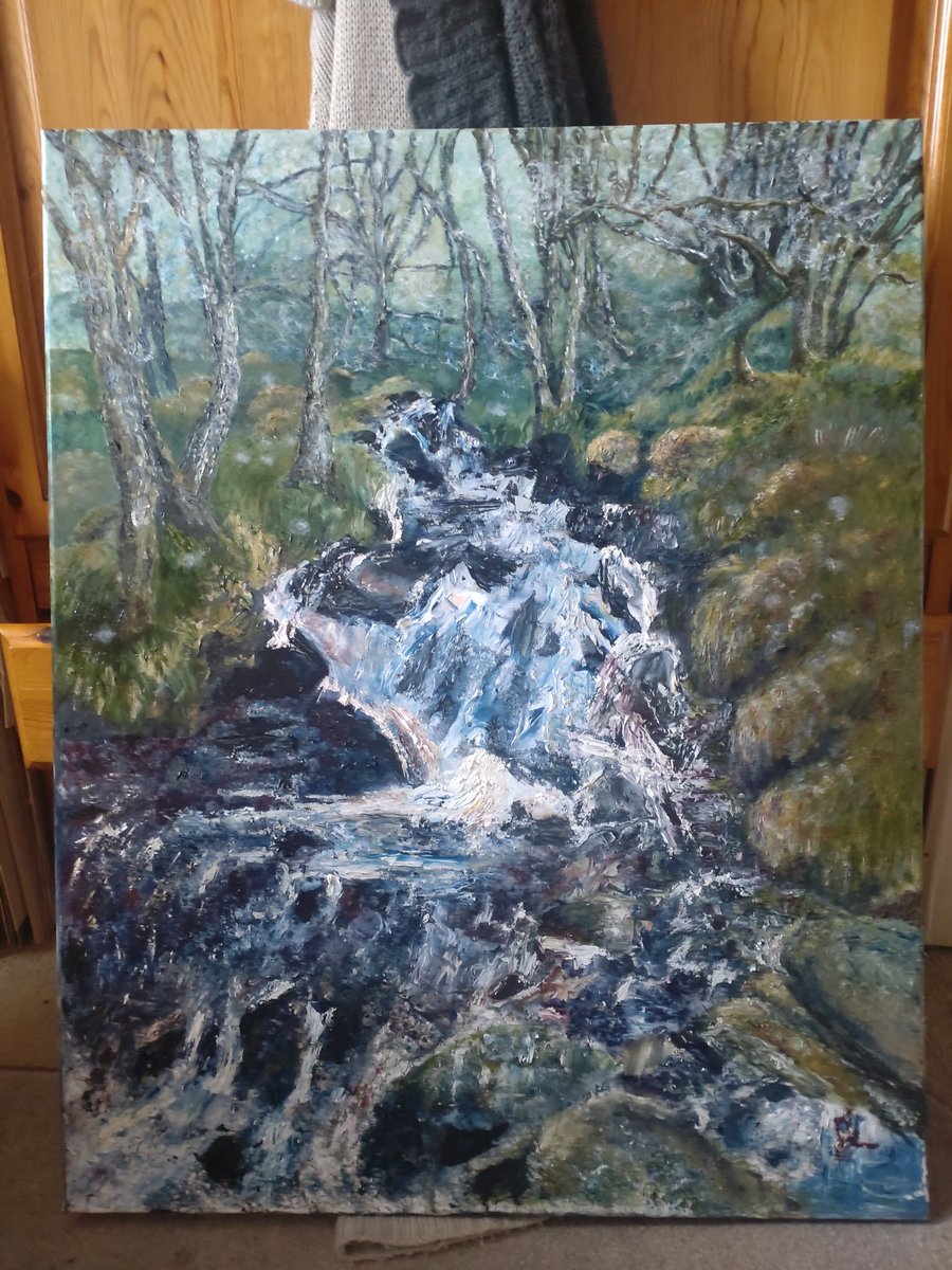 'Fairies' Falls' oil on canvas

#art #supportingartists #painting #oilpainting #artistslife #scottishlife #scotland #landscape #landscapepainting