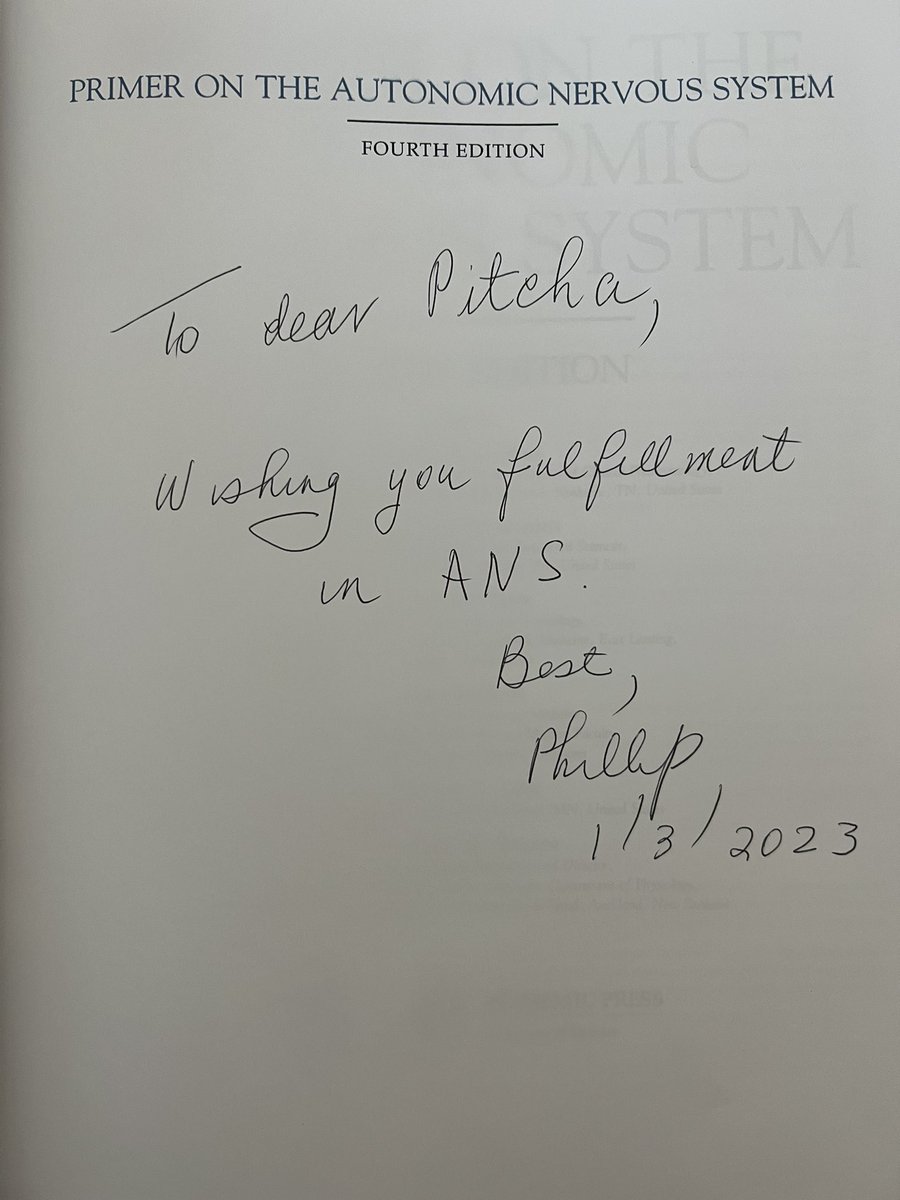ChompoopongP's tweet photo. My very first book chapter ☑️ It is my honor to be a little part of this comprehensive but concise textbook overviewing #autonomic physiology and pathophysiology. Go check out chapter 100 🤓 #amyloidosis https://t.co/MEmmGCqti9