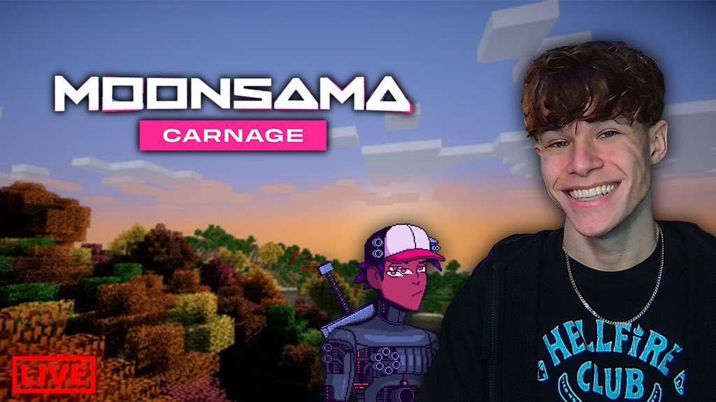 eazy_peach's tweet photo. Streaming some @MoonsamaNFT Carnage in 1hr30! Set a reminder on YouTube linked below! πππ»
https://t.co/mqzBhLJP0M
@ExosamaNFT #sama #samaverse https://t.co/2swaprgOGF