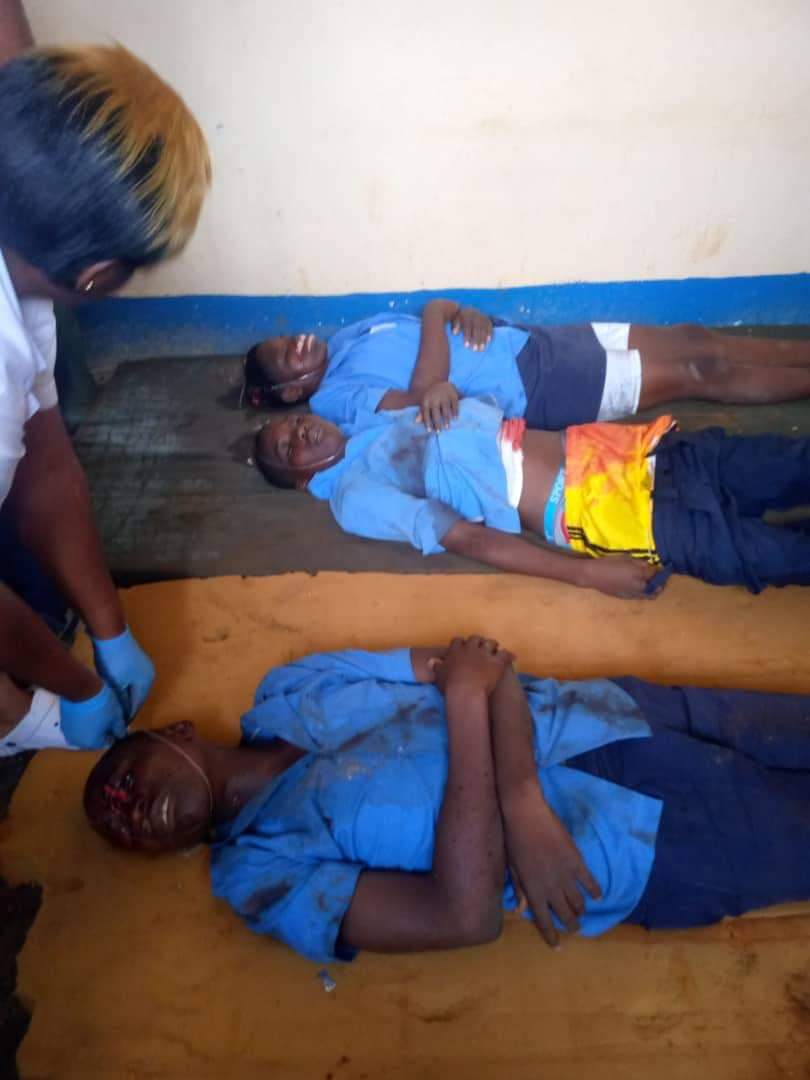 krifona's tweet photo. @antonioguterres @antonioguterres @UNICEF @JoeBiden @MichelleObama thousands of children have been killed in the #AmbazoniaGenocide AKA former British Southern Cameroons.  8 million people targeted. Hundreds of children miss school @NRC_Egeland. @Parody_PM @EmmanuelMacron end war in Ambazonia. https://t.co/nQvyVdbY8e
